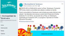 Fiesta de la Familia – Facebook Municipalidad de Talcahuano