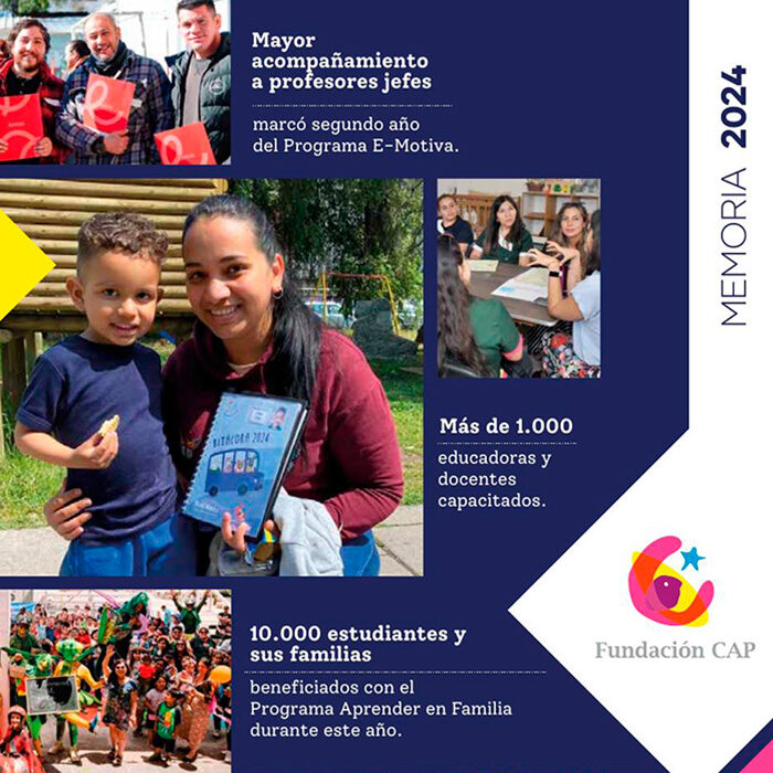 Descubre la Memoria 2024 y conoce cómo seguimos contribuyendo al bienestar, desarrollo y aprendizaje de niños, niñas y adolescentes, y sus familias