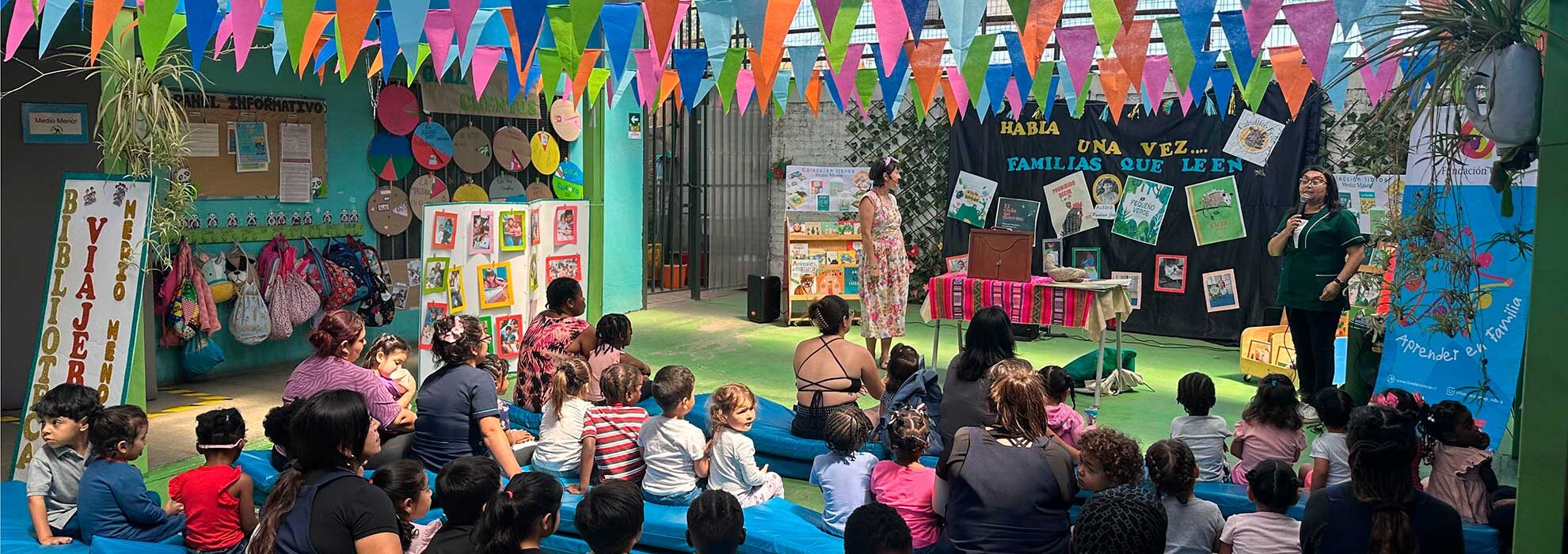 Fundación CAP destaca a las salas cuna y jardines infantiles ganadores del concurso de lectura compartida del Programa Aprender en Familia