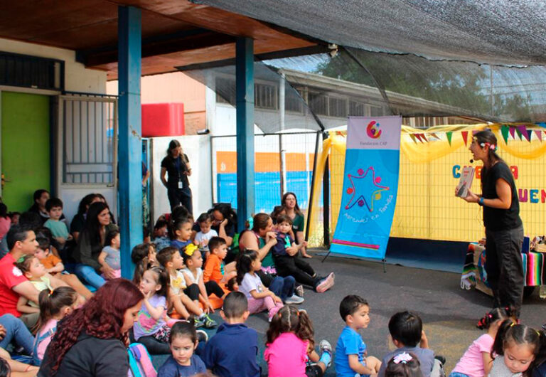 Fundación CAP destaca a las salas cuna y jardines infantiles ganadores del concurso de lectura compartida del Programa Aprender en Familia