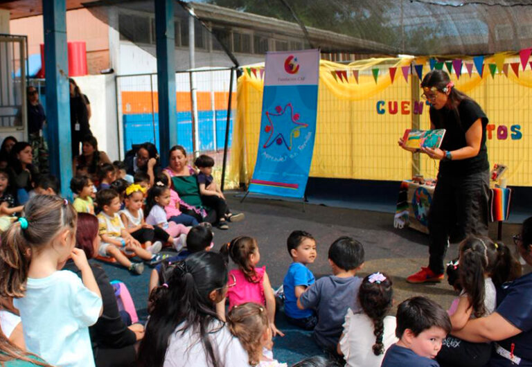 Fundación CAP destaca a las salas cuna y jardines infantiles ganadores del concurso de lectura compartida del Programa Aprender en Familia