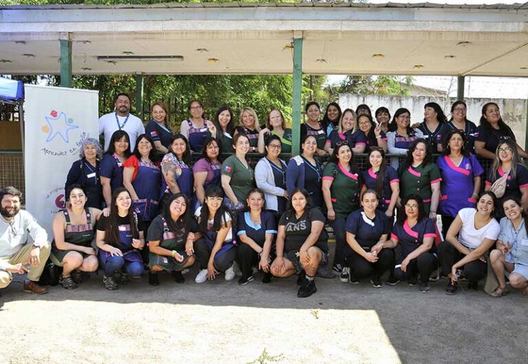 Salas cuna y jardines infantiles de Quinta Normal y Lo Espejo finalizan el Programa Aprender en Familia, un gran camino compartido con equipos educativos y familias